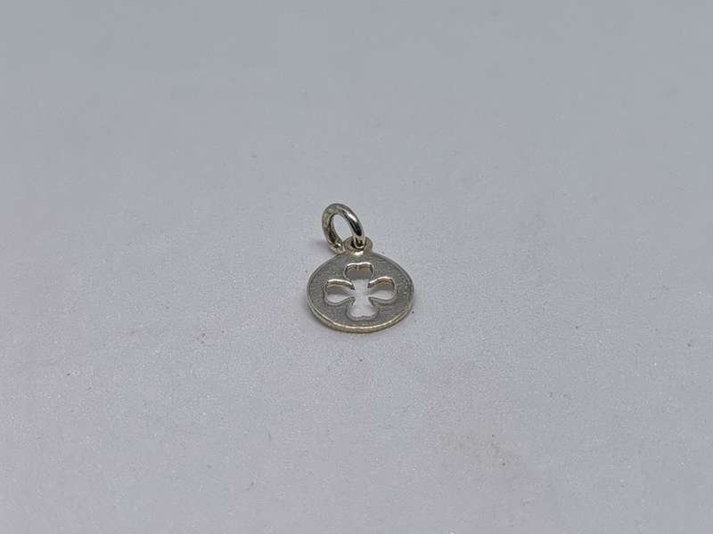 Silver Clover Charm