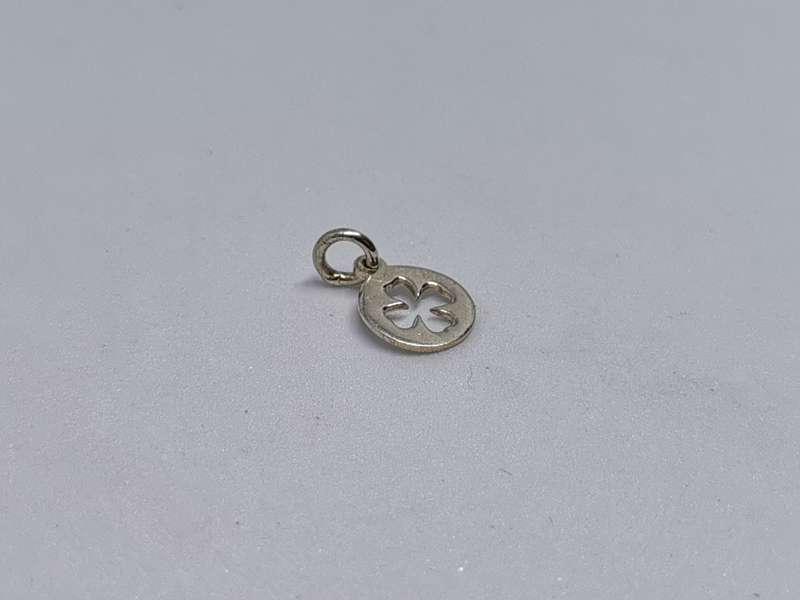 Silver Clover Charm