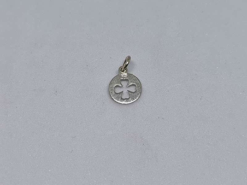 Silver Clover Charm