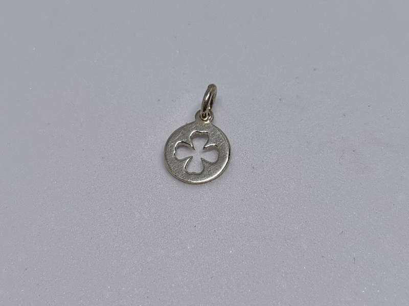 Silver Clover Charm