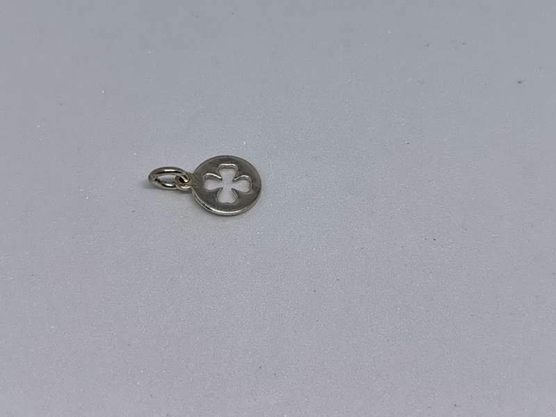 Silver Clover Charm
