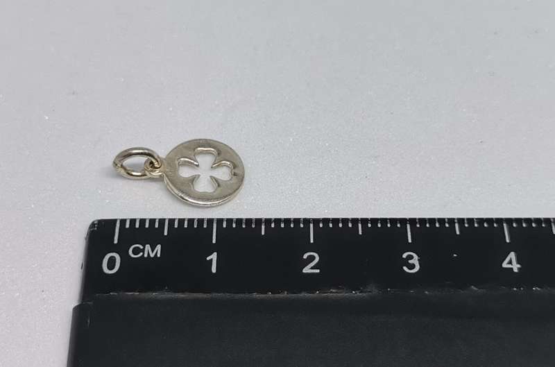 Silver Clover Charm