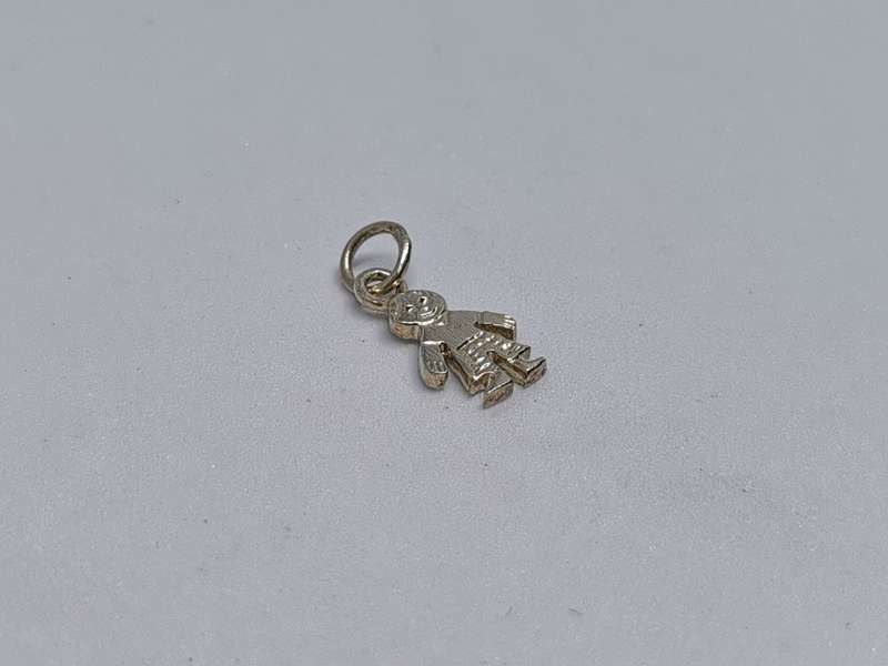 Silver Figure Charm