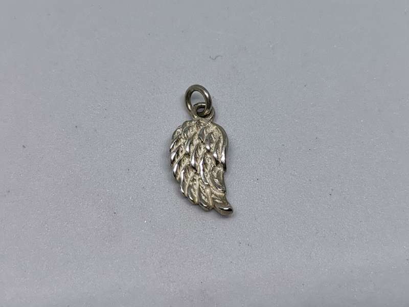 Silver Wing Charm