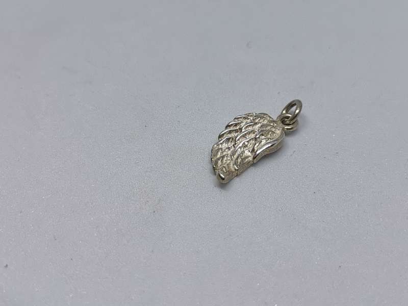 Silver Wing Charm