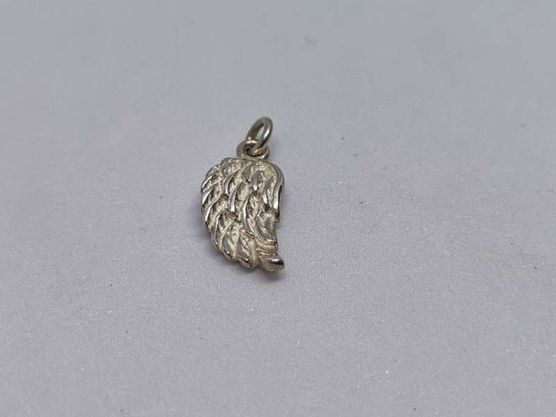 Silver Wing Charm