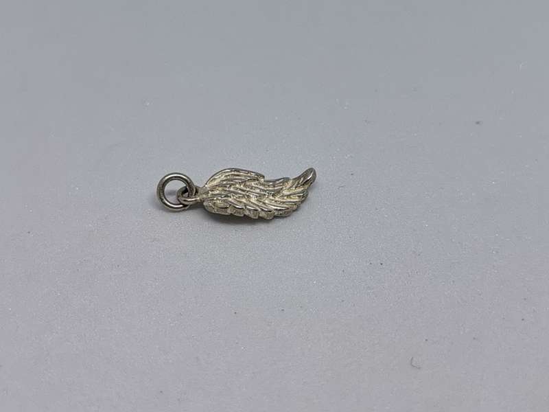 Silver Wing Charm