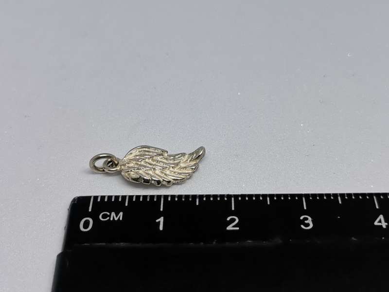 Silver Wing Charm