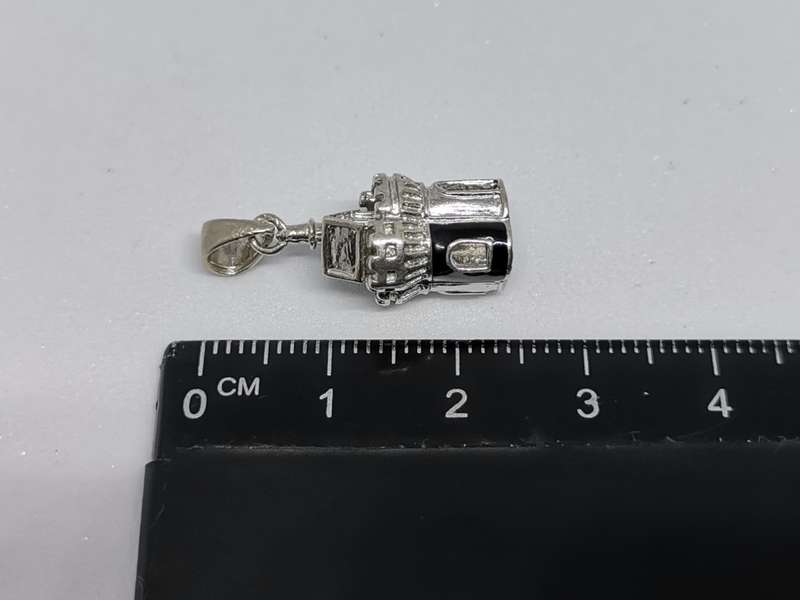 Silver Castle Pendant