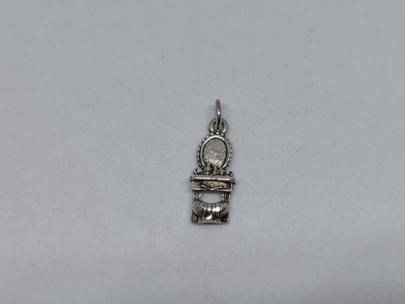 Silver Make-Up Table Charm