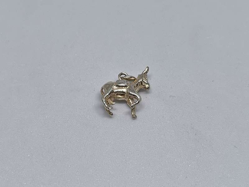 Silver Donkey Charm
