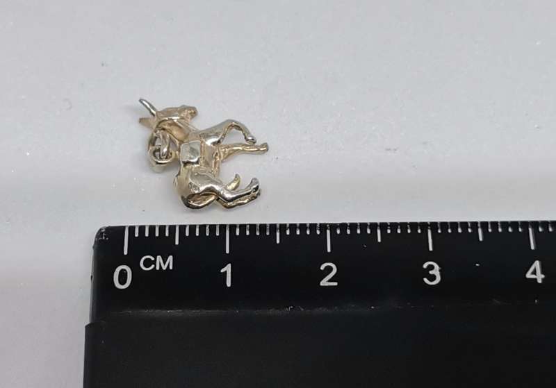 Silver Donkey Charm