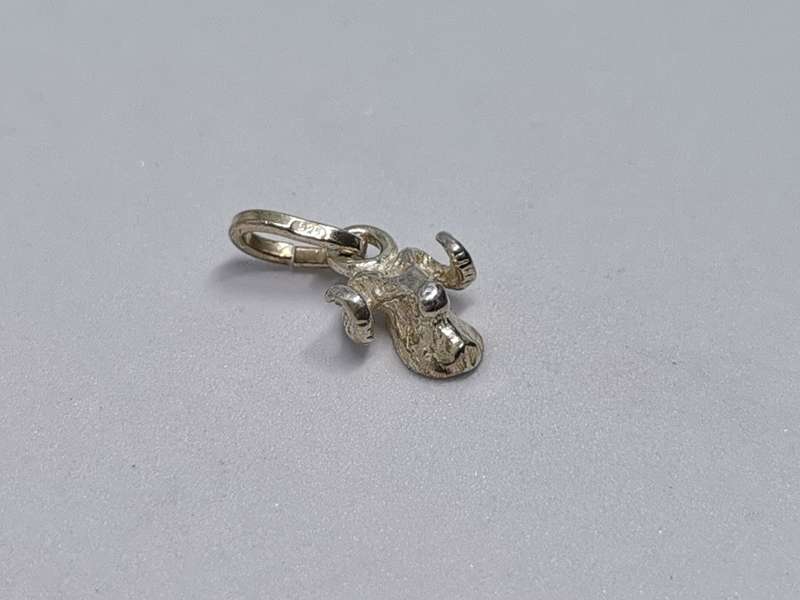 Silver Aries Charm