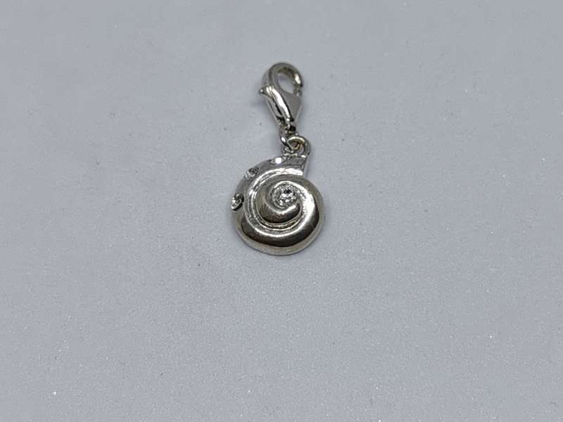 Silver Shell Charm