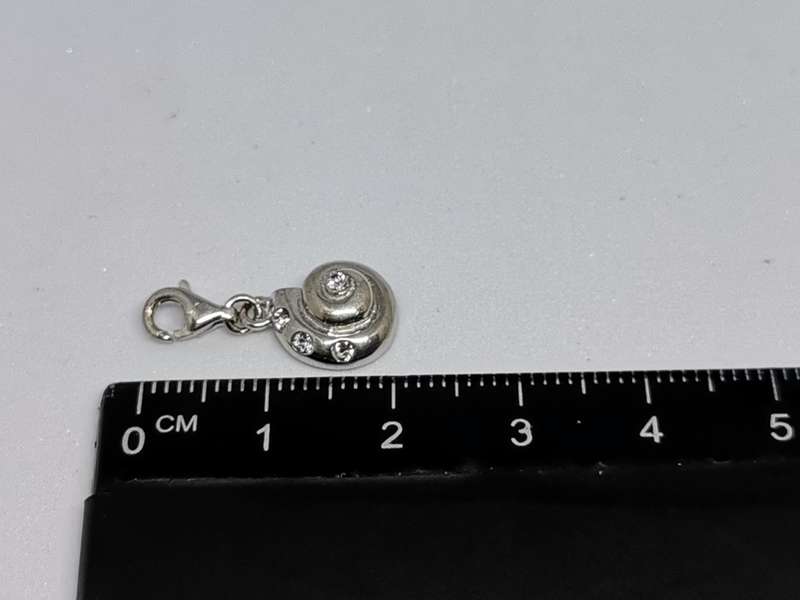 Silver Shell Charm