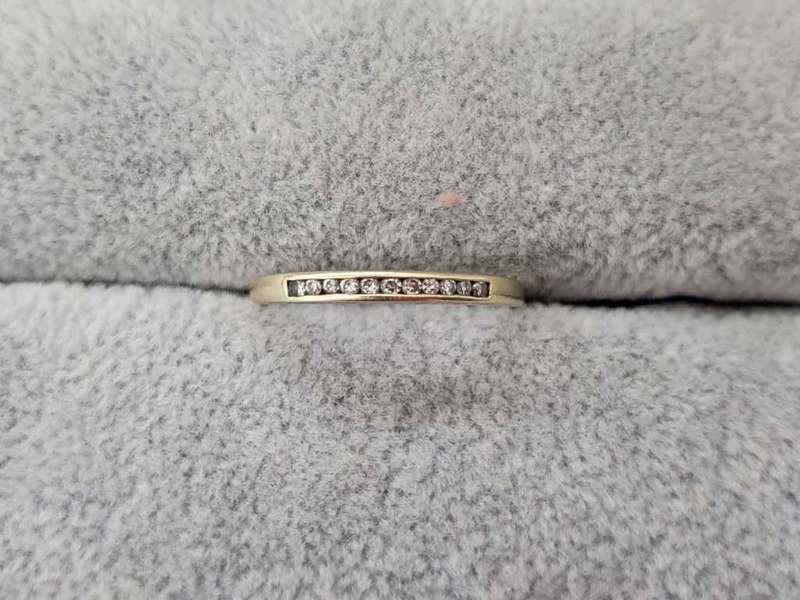 9ct Gold Half-Eternity Ring