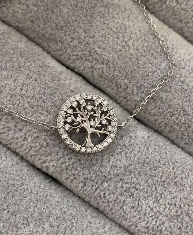Silver Family Tree Bracelet