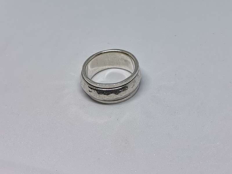 Unique Silver Fidget Ring