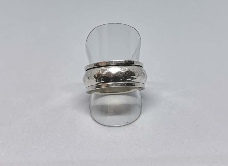 Unique Silver Fidget Ring