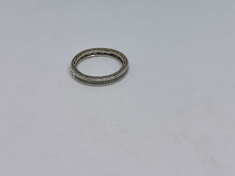 Detailed Silver Ring