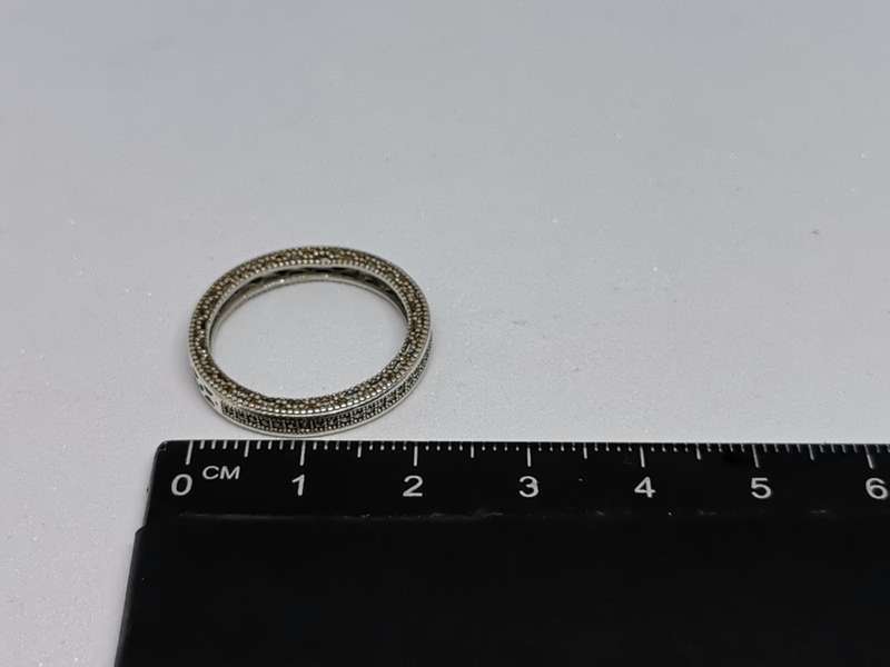 Detailed Silver Ring