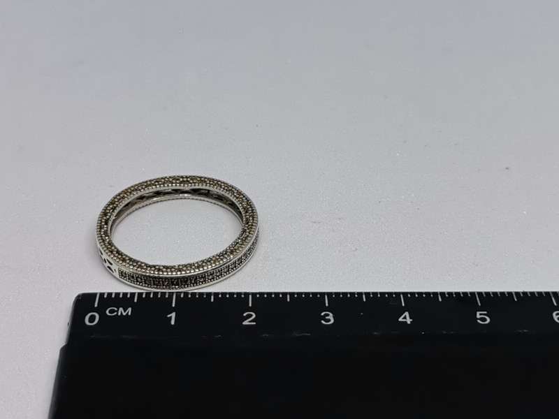 Detailed Silver Ring