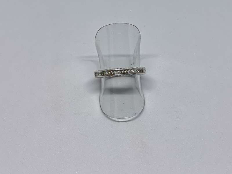 Detailed Silver Ring