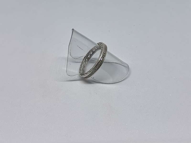 Detailed Silver Ring