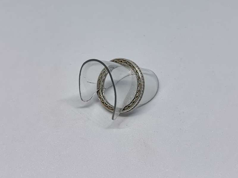 Detailed Silver Ring