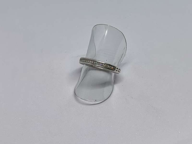 Detailed Silver Ring