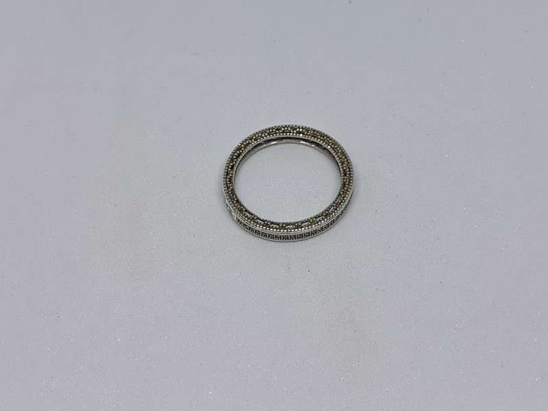 Detailed Silver Ring