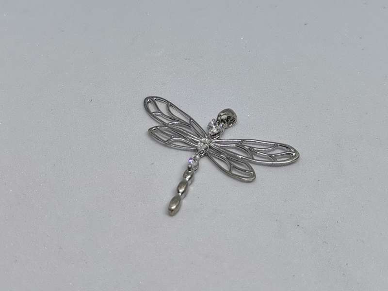 Silver Dragonfly Pendant