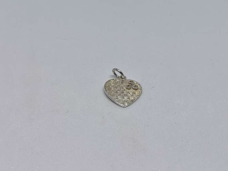 Silver Celtic Heart Pendant