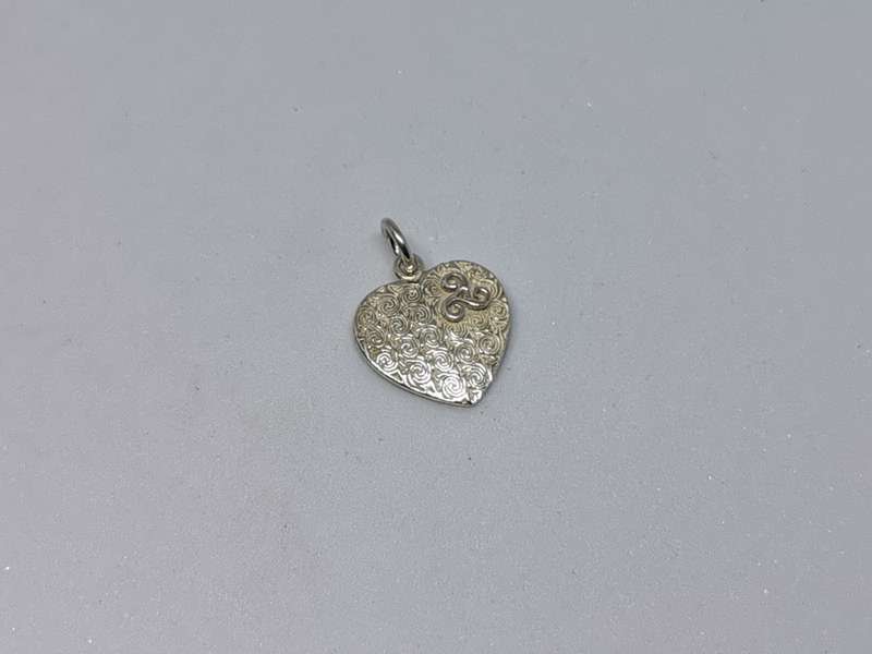 Silver Celtic Heart Pendant