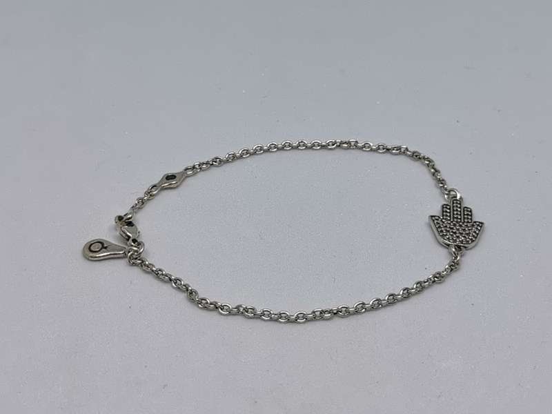 Silver Hamsa Bracelet