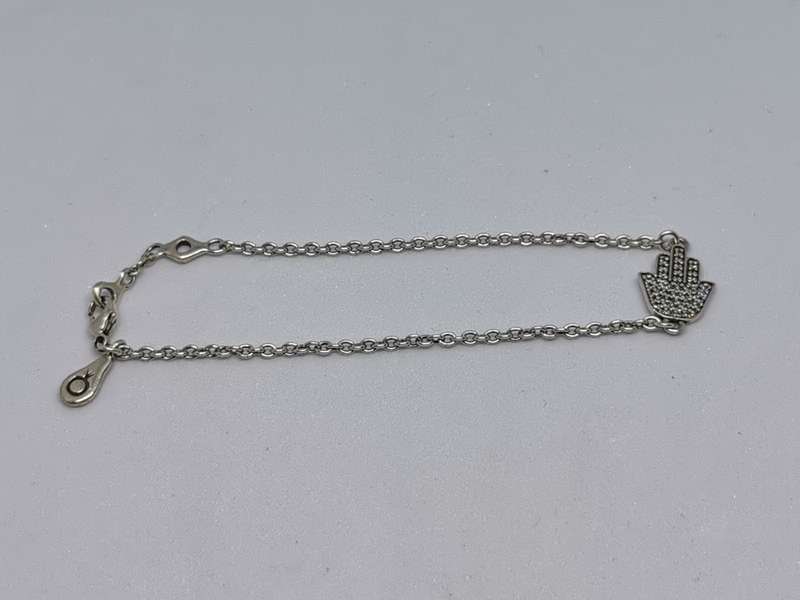 Silver Hamsa Bracelet