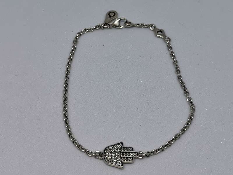 Silver Hamsa Bracelet