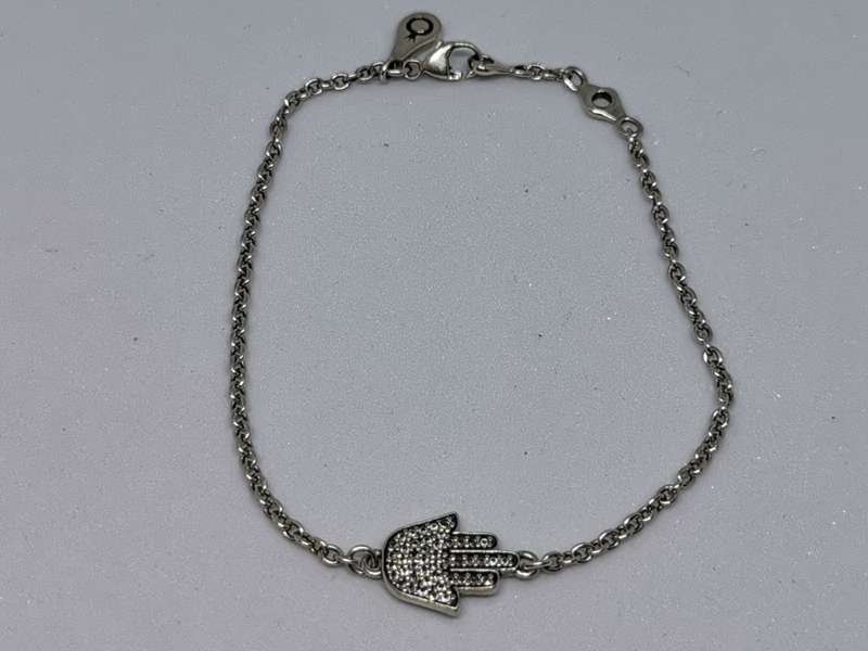 Silver Hamsa Bracelet