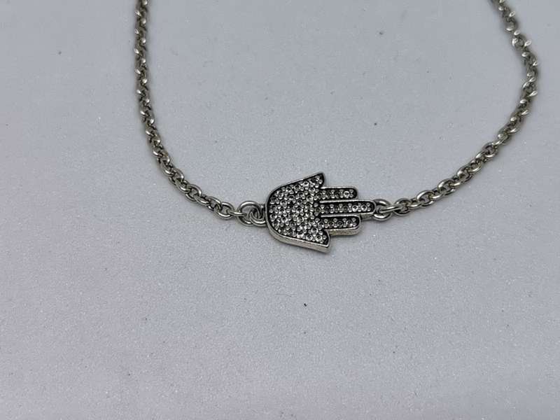 Silver Hamsa Bracelet