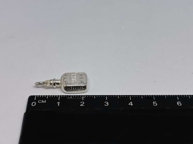 Silver Whisky Charm