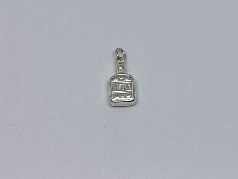 Silver Whisky Charm