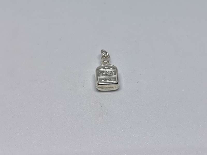 Silver Whisky Charm