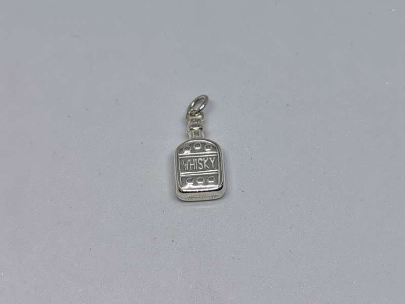 Silver Whisky Charm