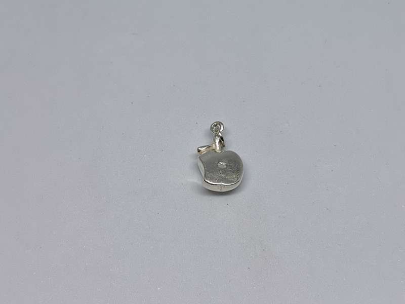 Silver Apple Charm