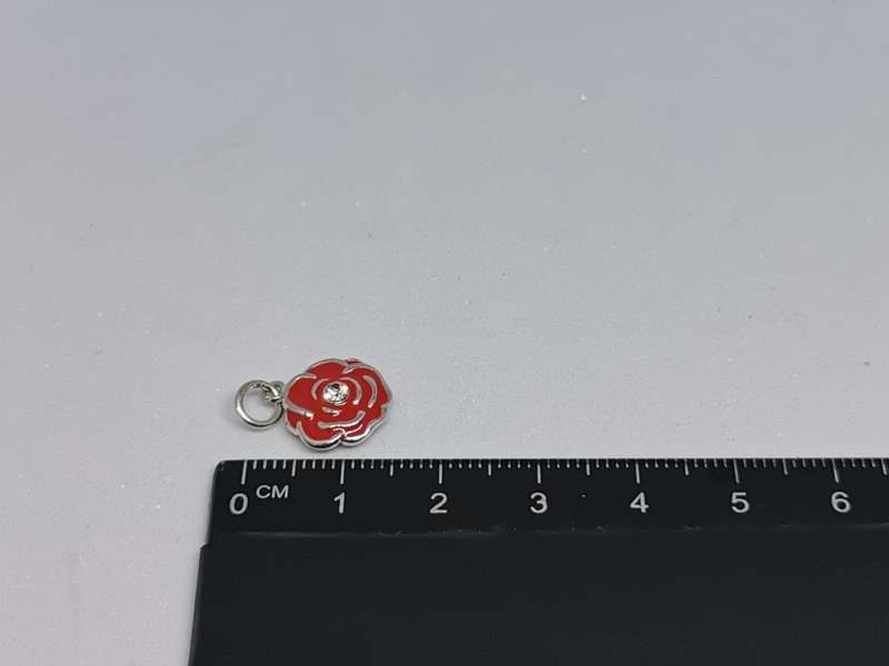 Silver Flower Charm