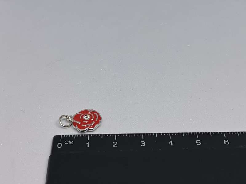 Silver Flower Charm