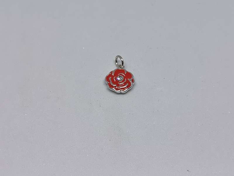 Silver Flower Charm