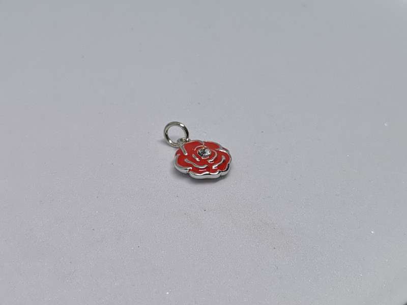 Silver Flower Charm