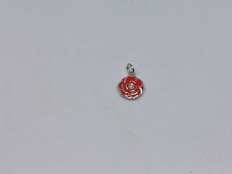 Silver Flower Charm