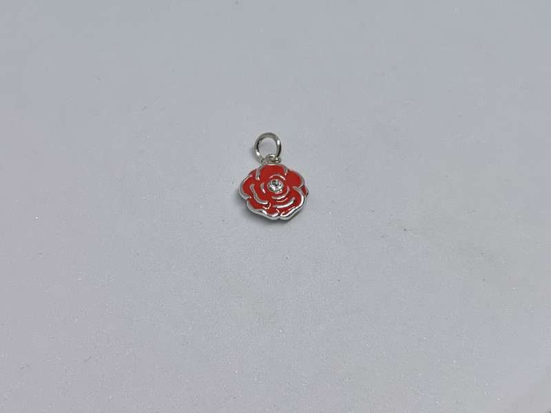 Silver Flower Charm